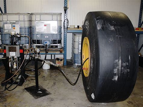 michine to foam fill tires on a skid steer|tire foam filling cost.